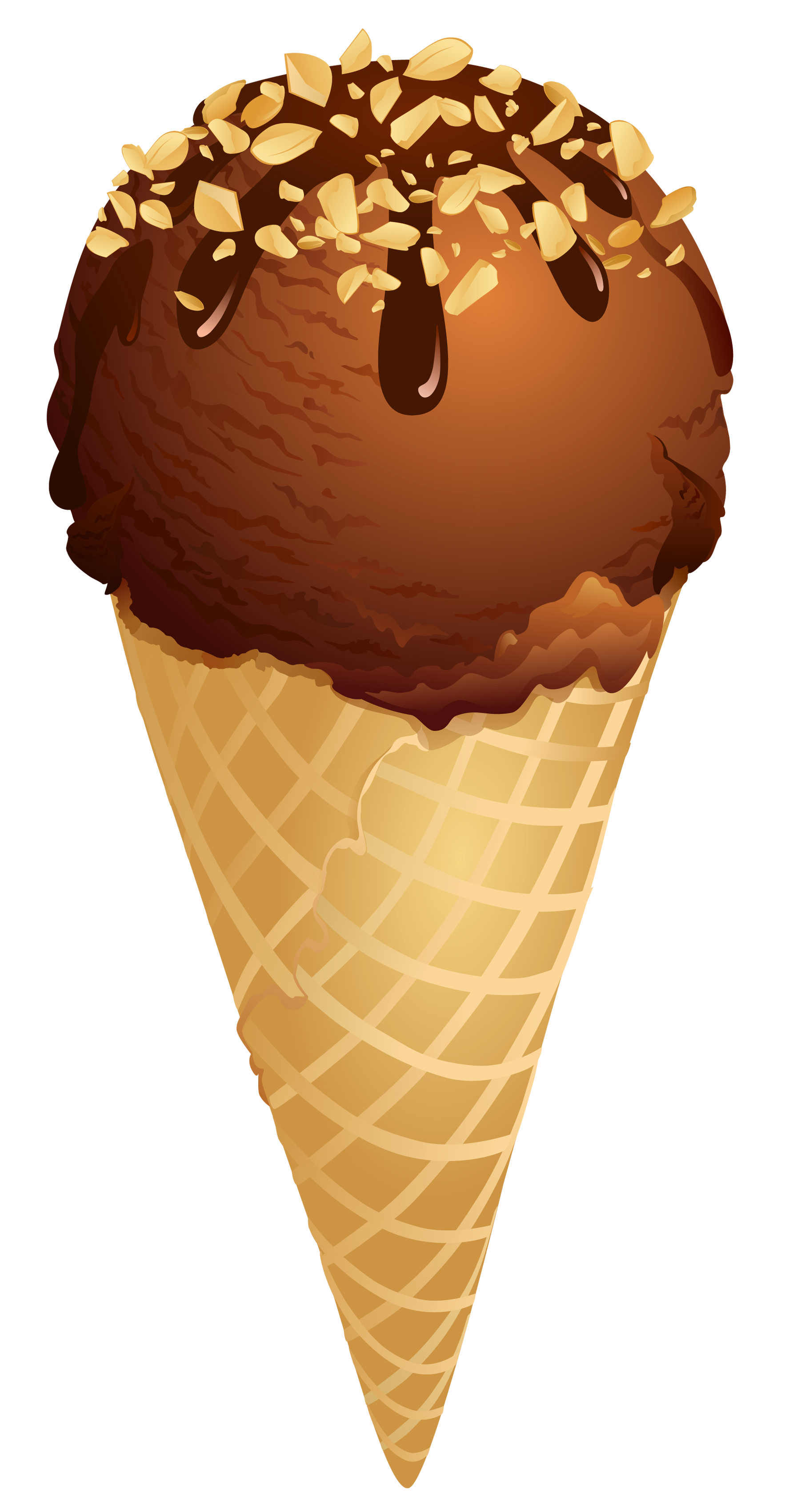 Ice clipart file. Chocolate cream cone png