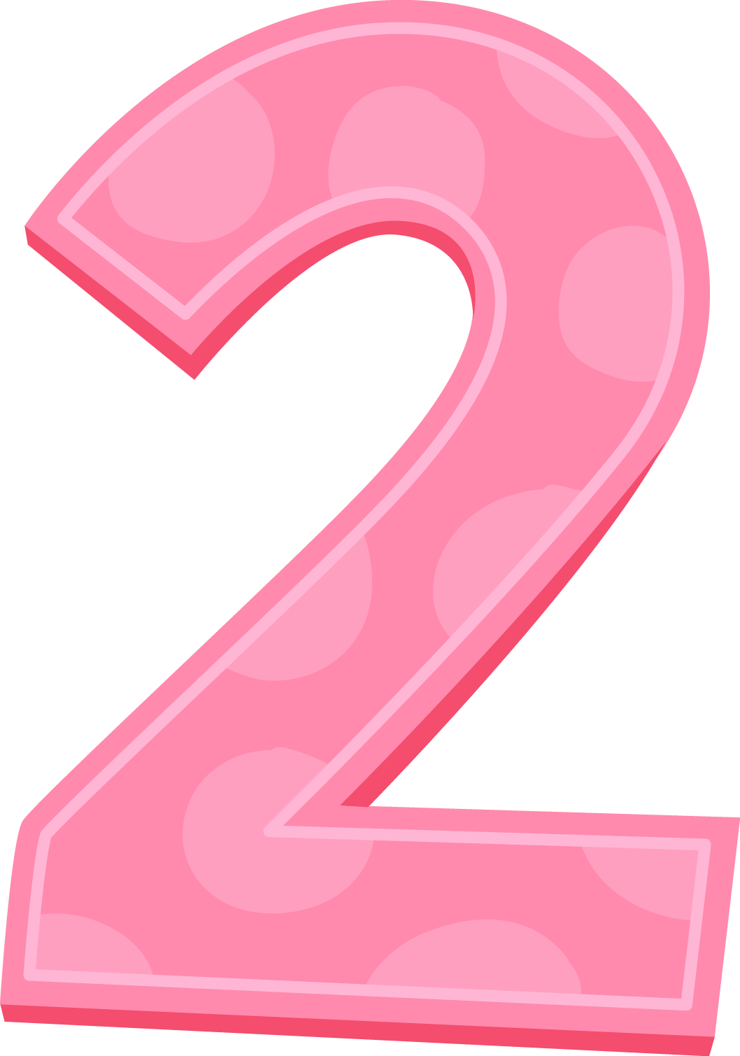 Number 3 clipart pink number two, Number 3 pink number two Transparent ...