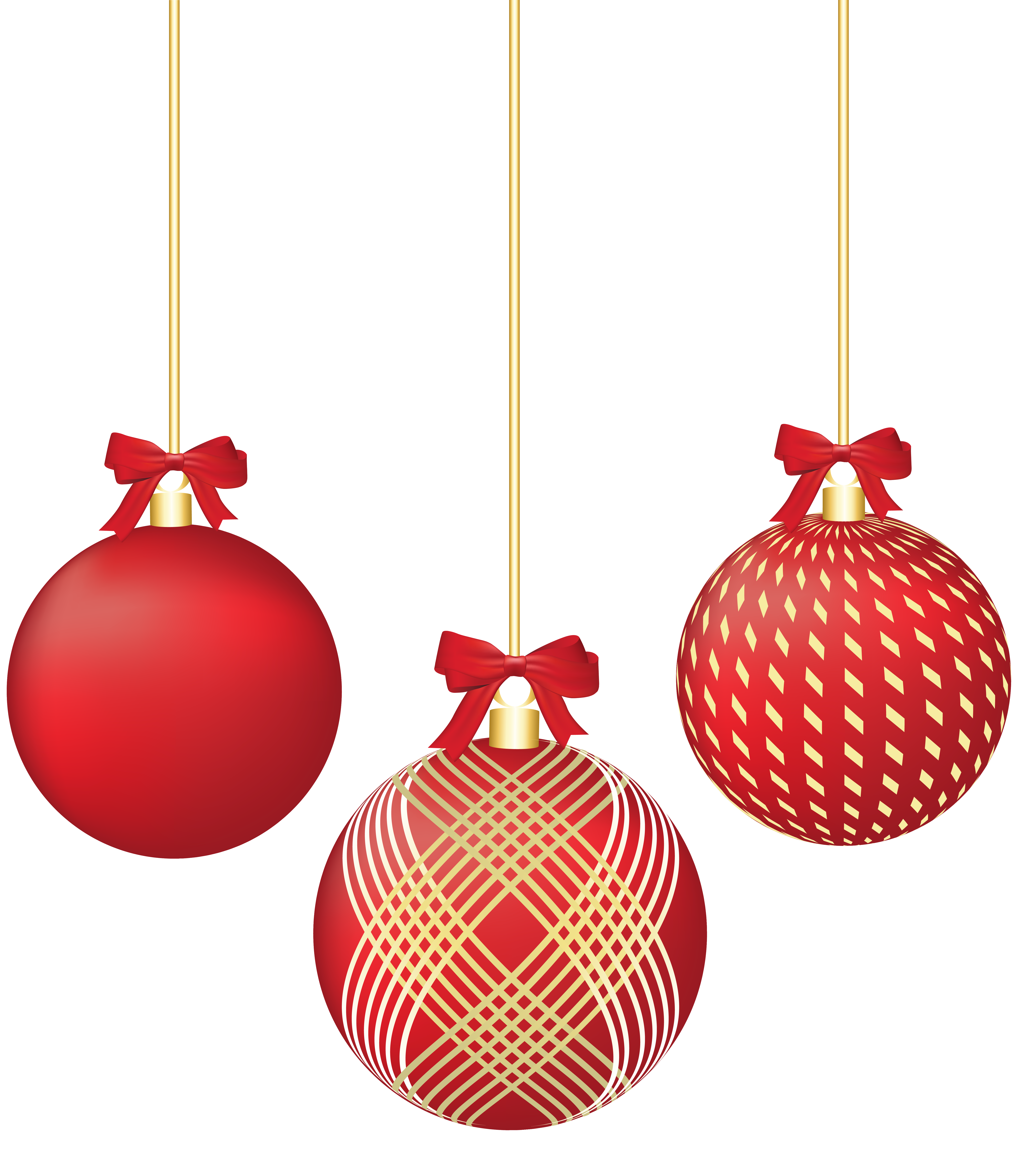 ornaments clipart red