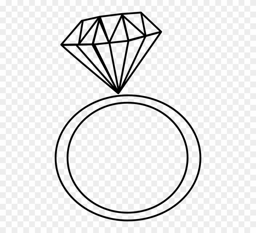 diamonds clipart engagement ring