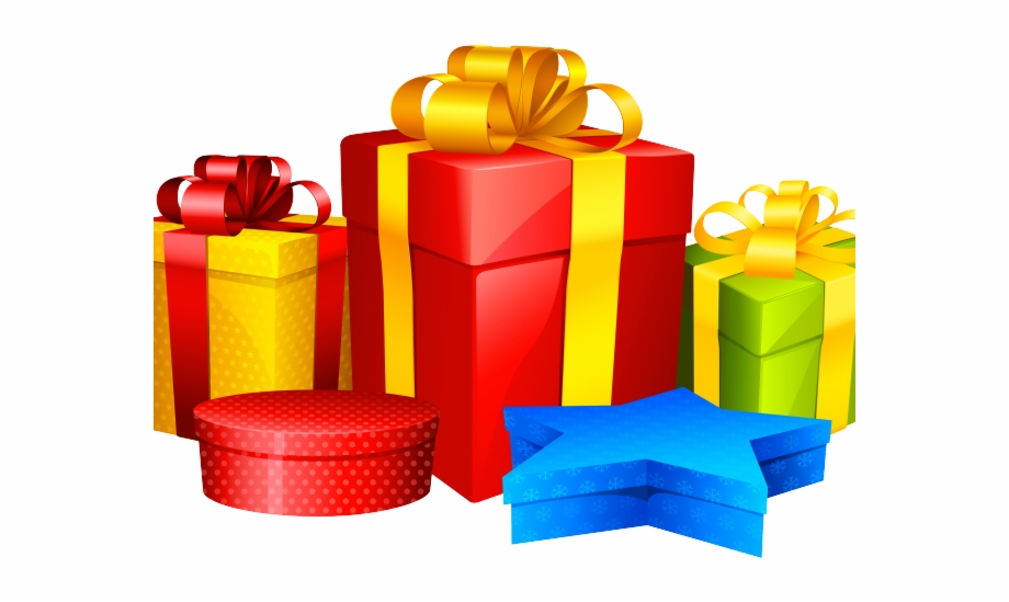 clipart present many gift