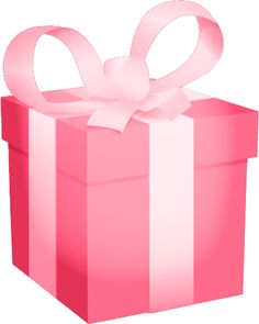 clipart present pink gift