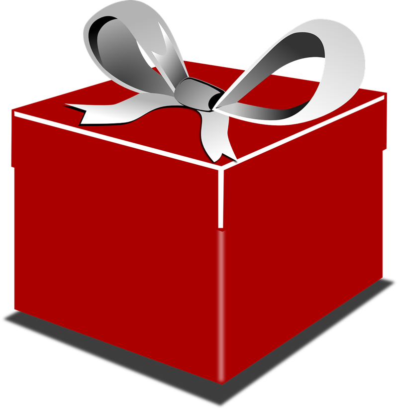 Christmas present boxes free. Gifts clipart simple
