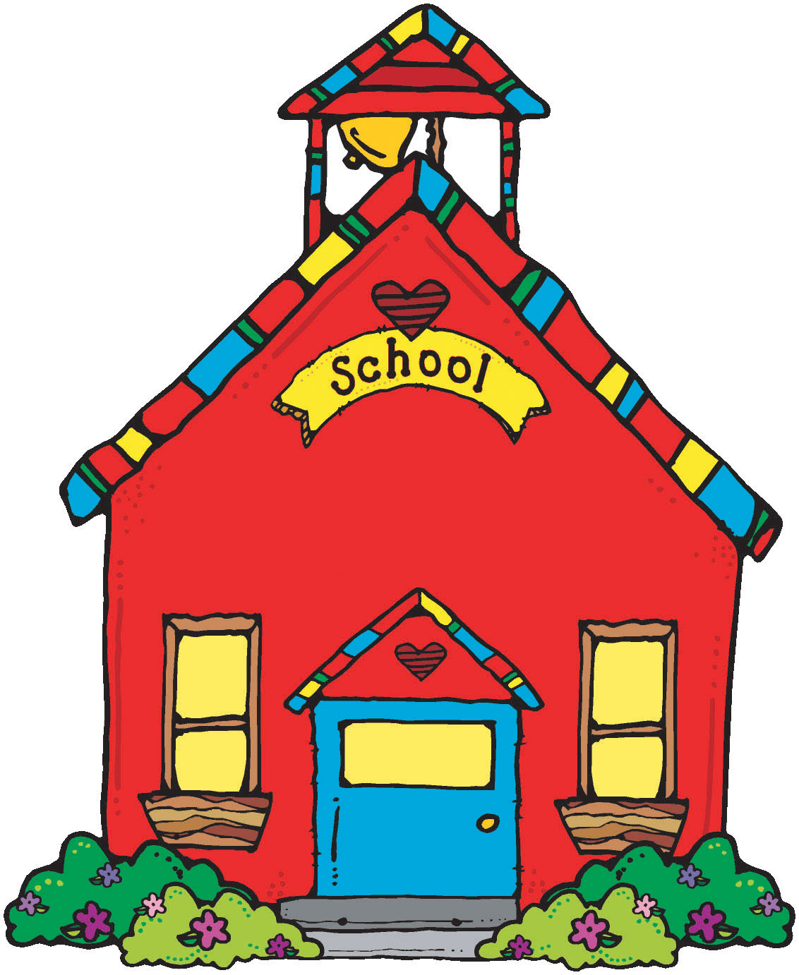schoolhouse clipart community school