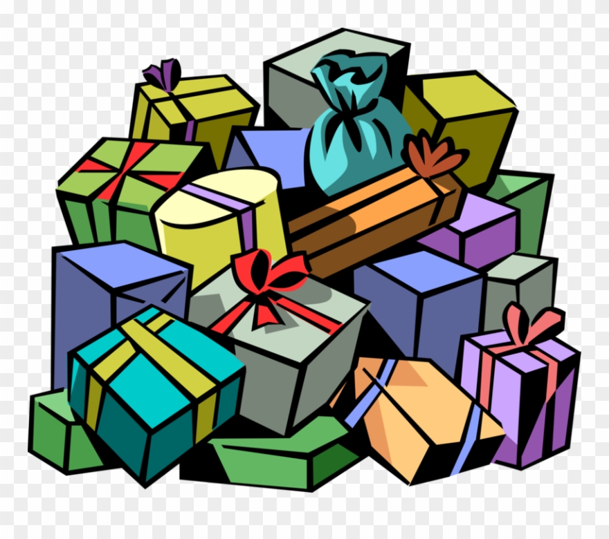 gifts clipart stacked present