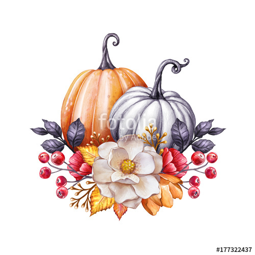 clipart pumpkin arrangement