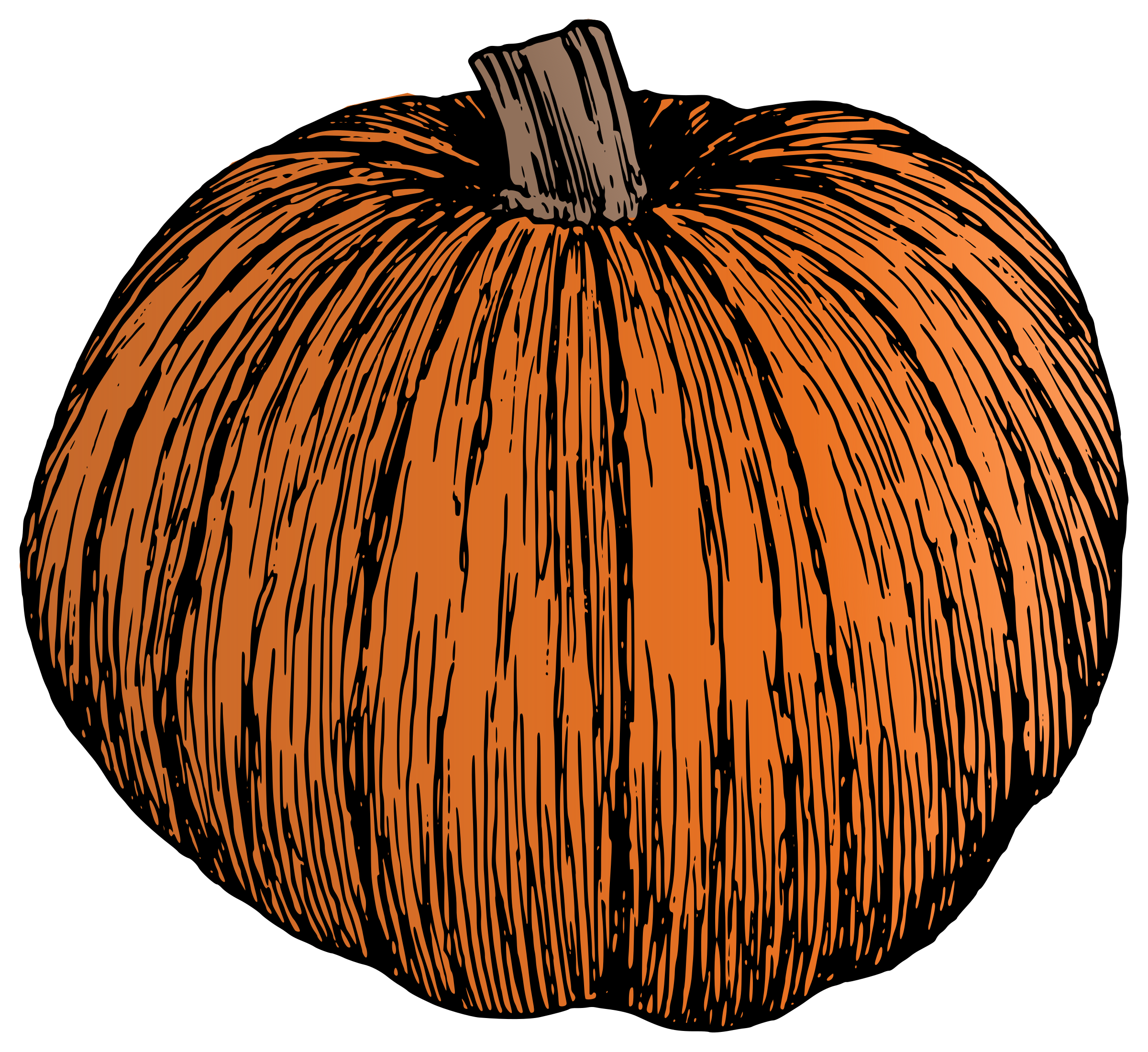 color clipart pumpkin