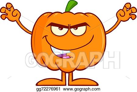 clipart pumpkin character