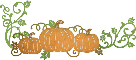 Clipart pumpkin corner. Patch cheery lynn lacey