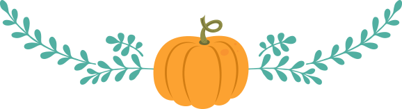 clipart pumpkin divider