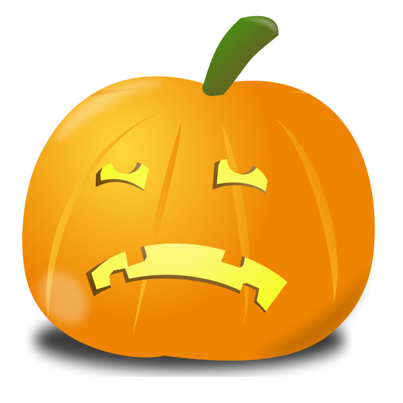 clipart pumpkin emotion