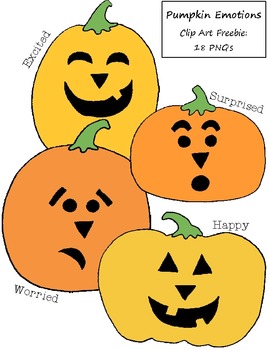 Clip art freebie pngs. Emotions clipart pumpkin