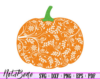 Clipart pumpkin filigree. Svg etsy 