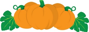 clipart pumpkin group