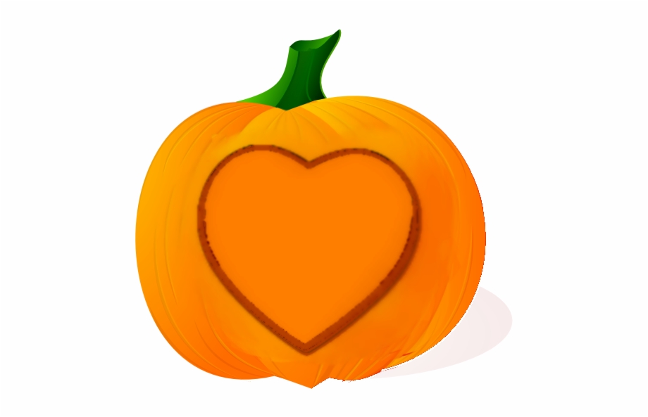 pumpkin clipart heart