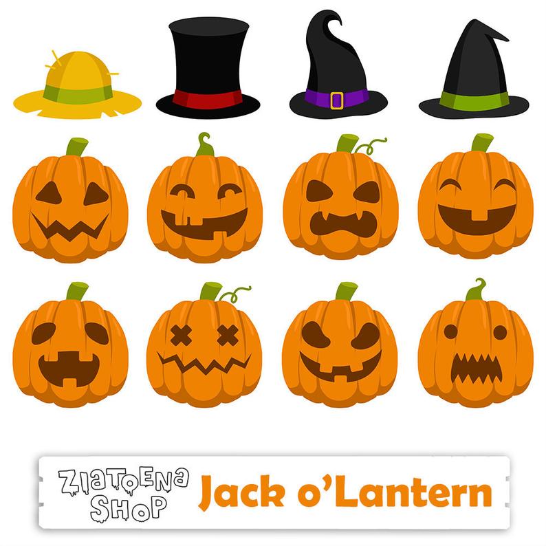 clipart pumpkin jack o lantern