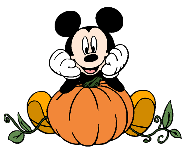 pumpkin clipart mickey