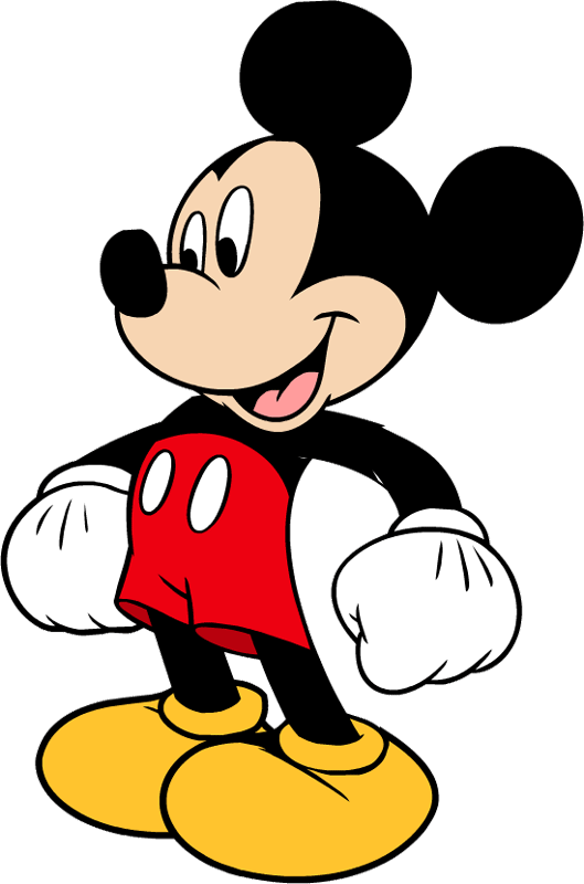mickey clipart outline