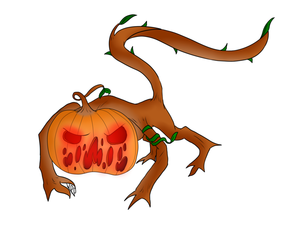 pumpkin clipart monster