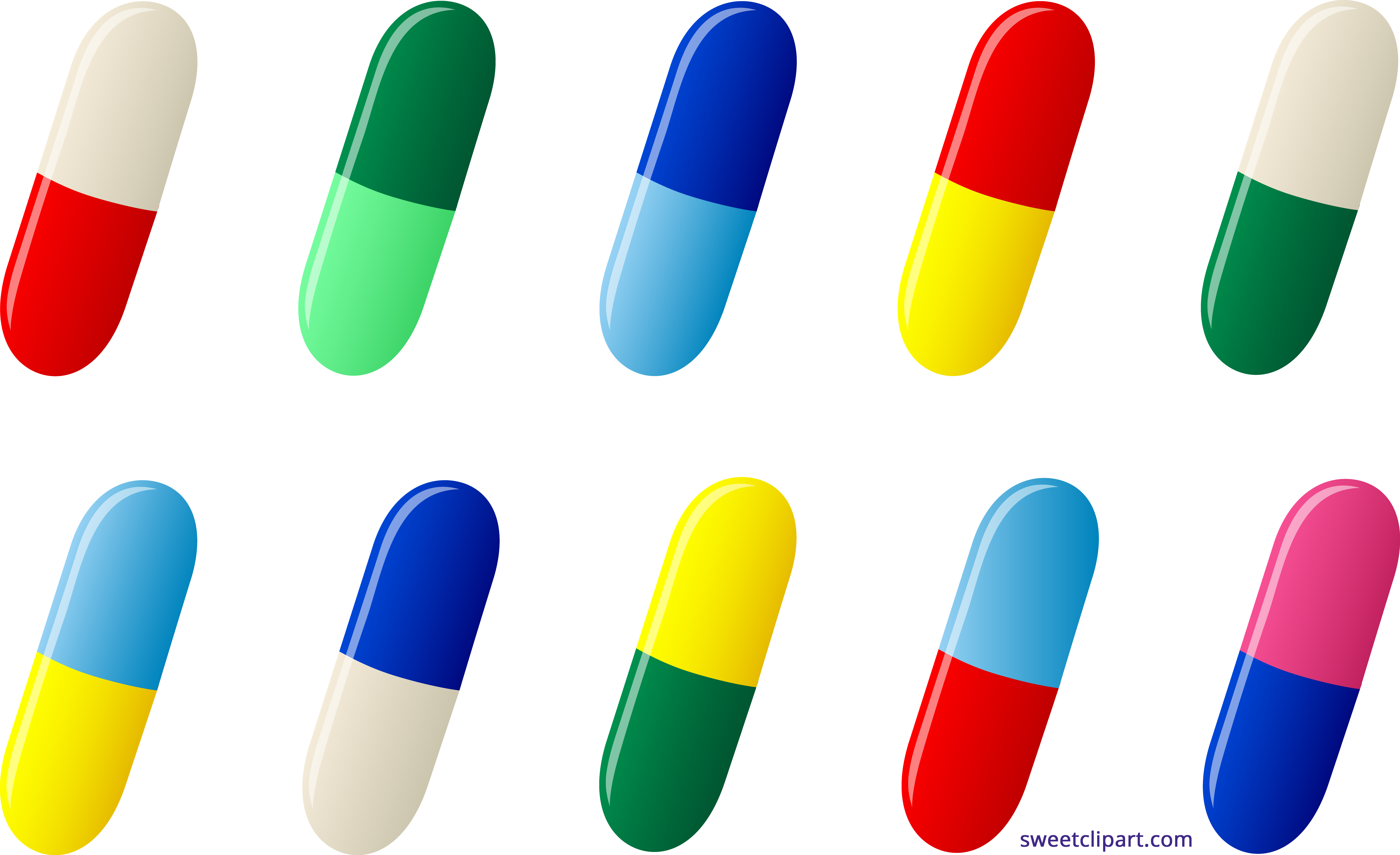 Medicine clipart blue pill. Ten pills capsules meds