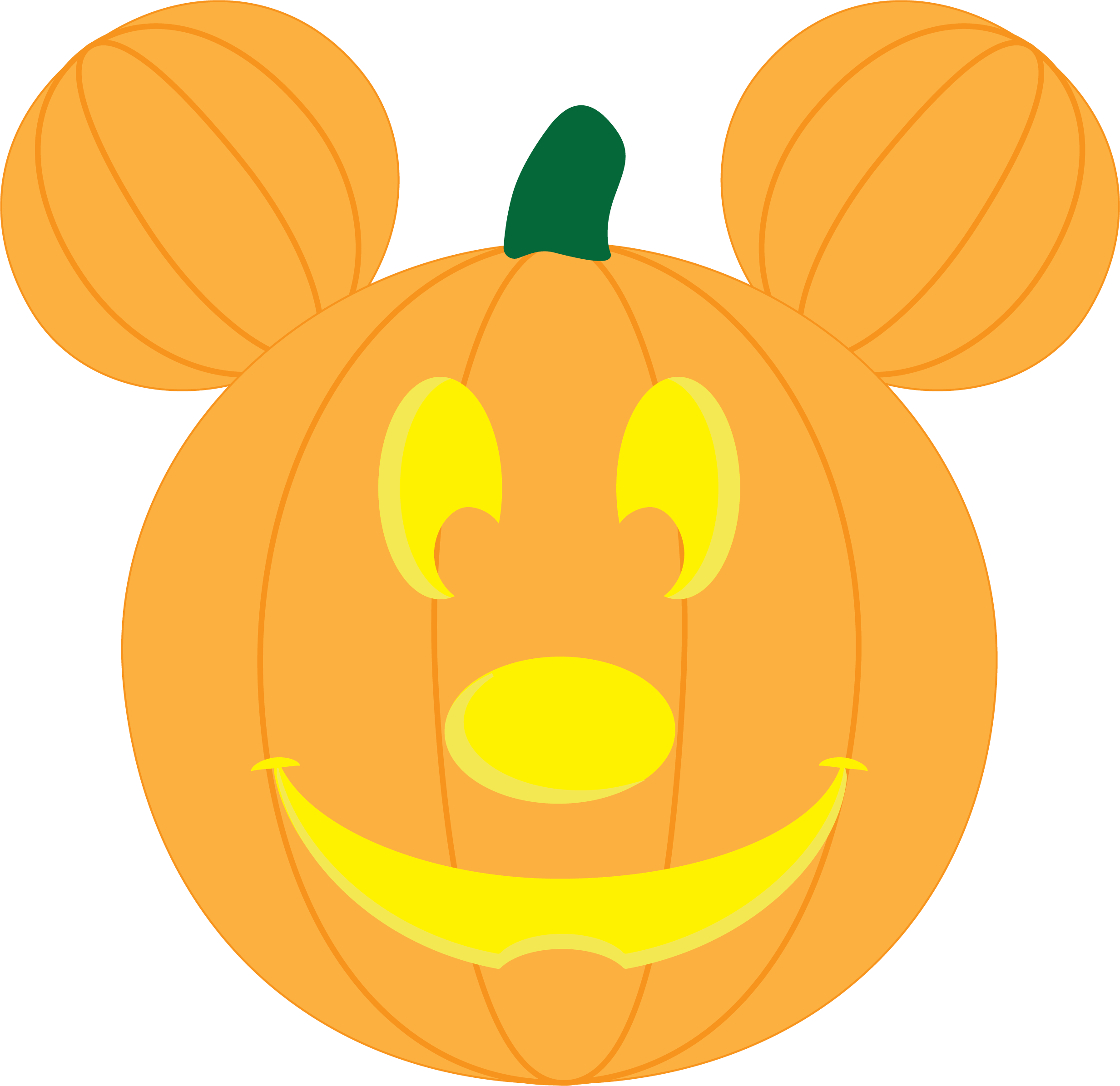 Pumpkin clipart mickey, Pumpkin mickey Transparent FREE for download on