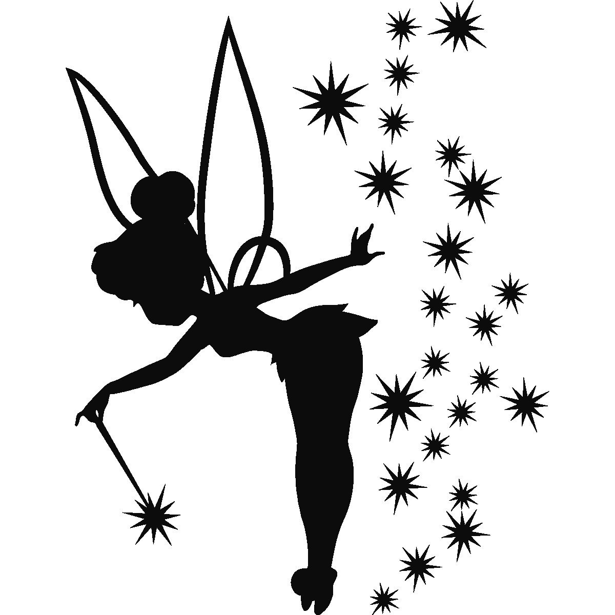 tinkerbell clipart pixie dust