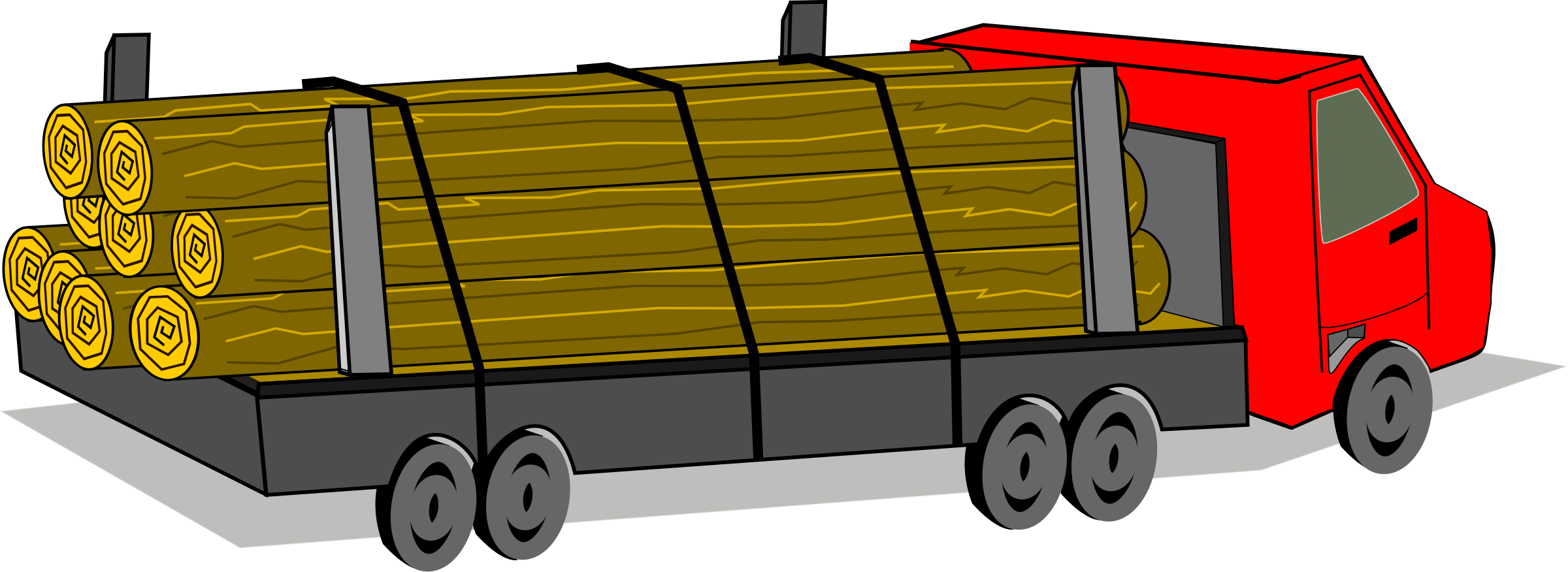 Log trucks c a. Clipart pumpkin truck