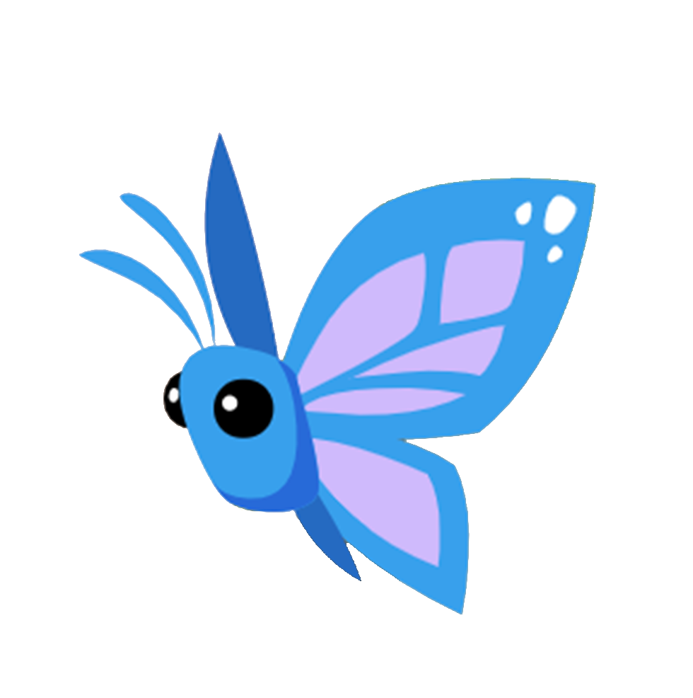 clipart puppy butterfly