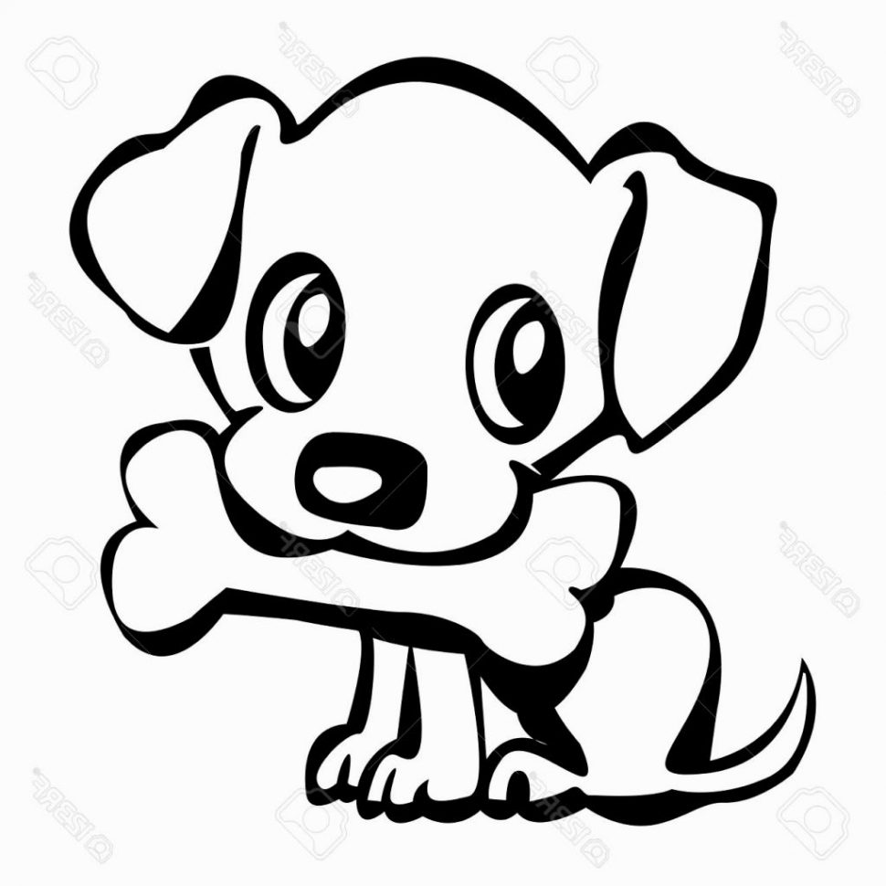 clipart puppy easy