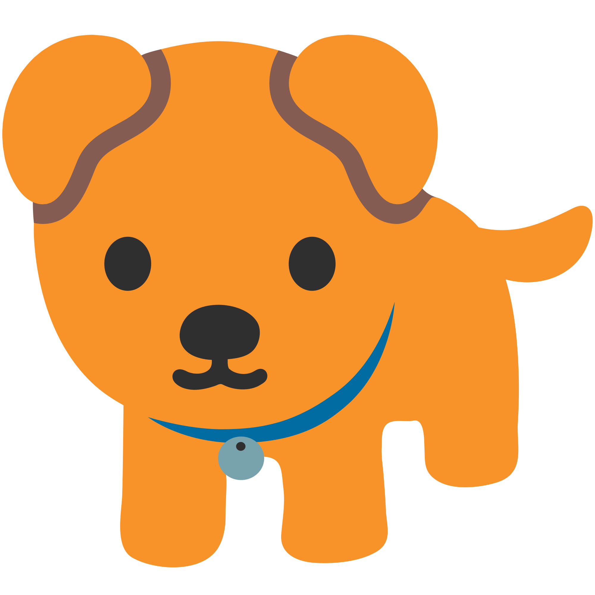 emoji clipart puppy