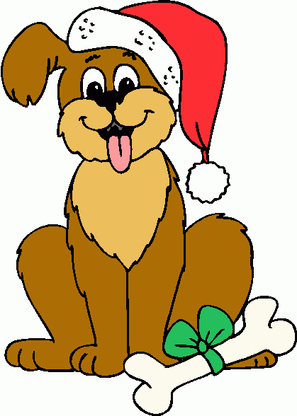 clipart puppy holiday