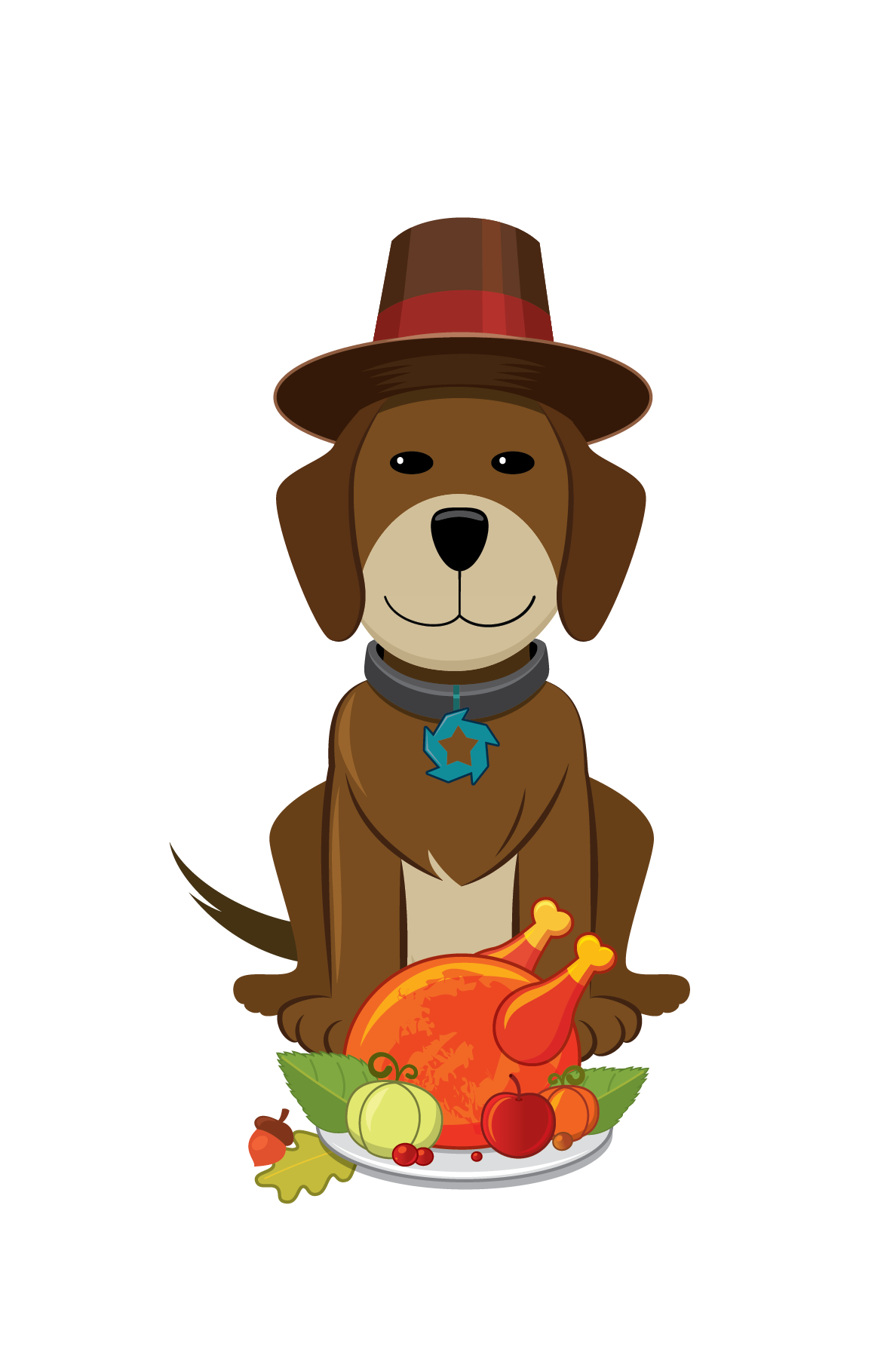  collection of puppy. Clipart thanksgiving cat