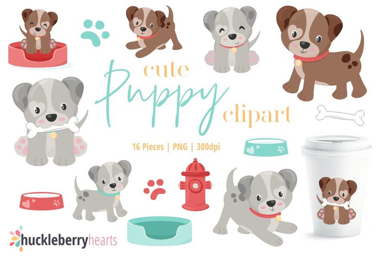 clipart puppy printable
