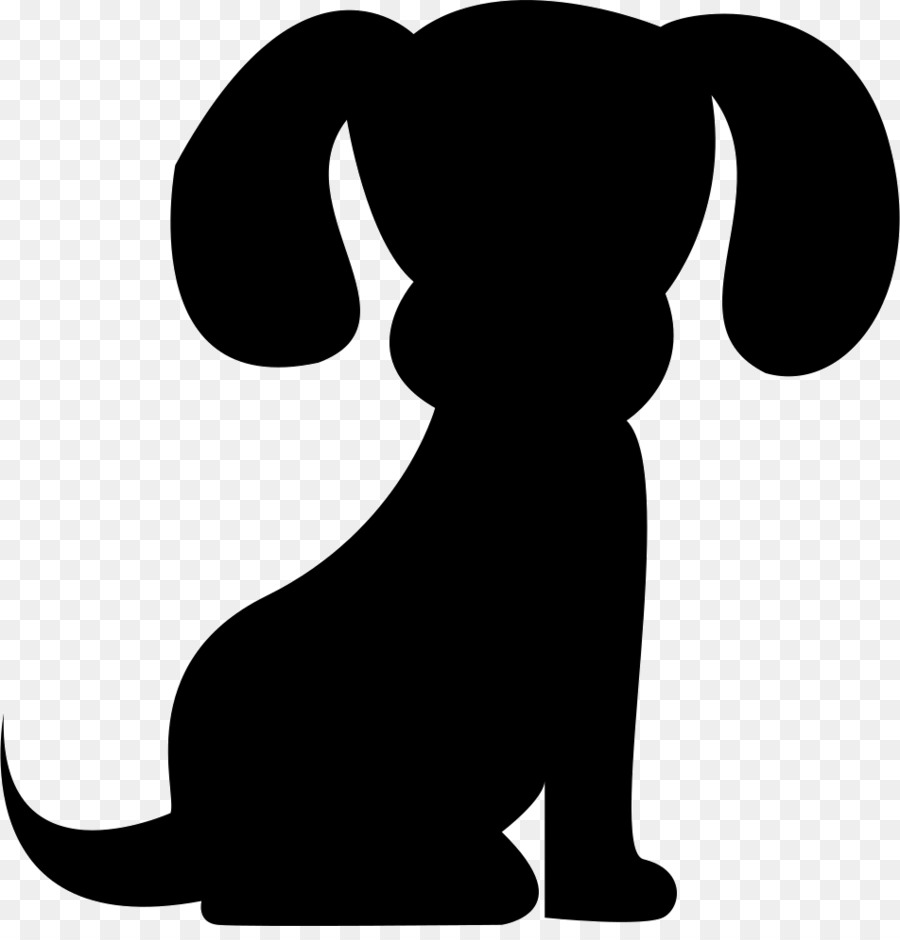 Clipart puppy silhouette. Cat and dog cartoon