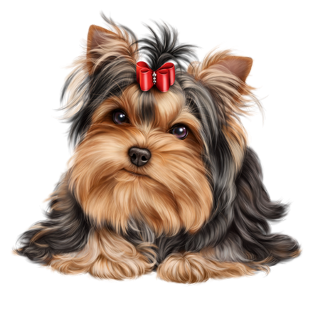 Clipart puppy yorkie poo. Black images gallery for