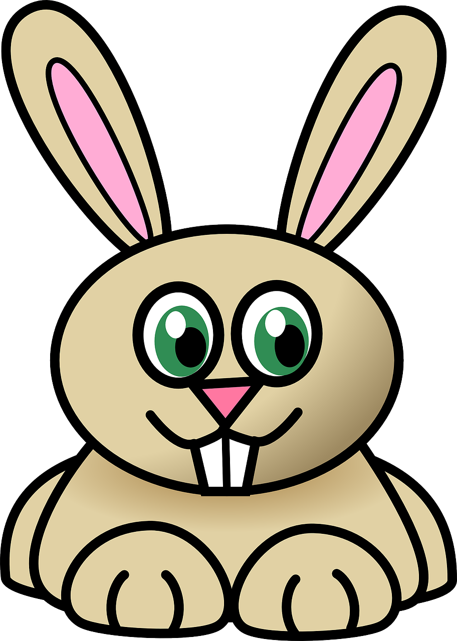 Track clipart cartoon. Rabbit easter bunny