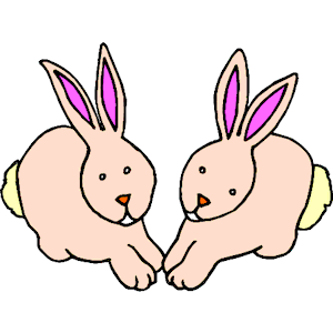 clipart rabbit 2 rabbit