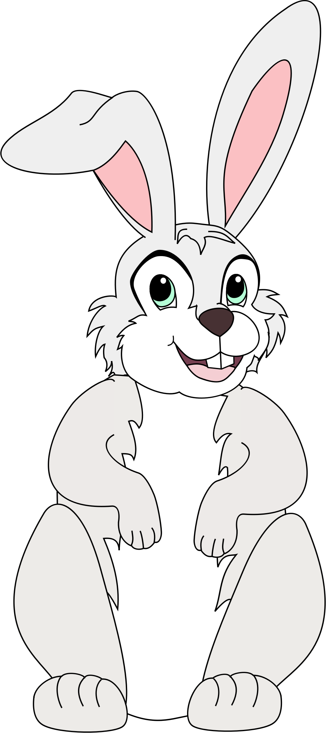 clipart rabbit cartoon