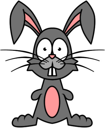 clipart rabbit cartoon