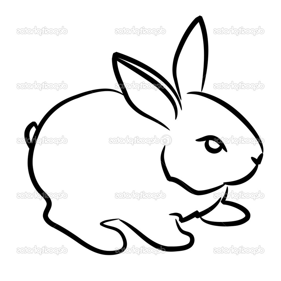 clipart rabbit easy