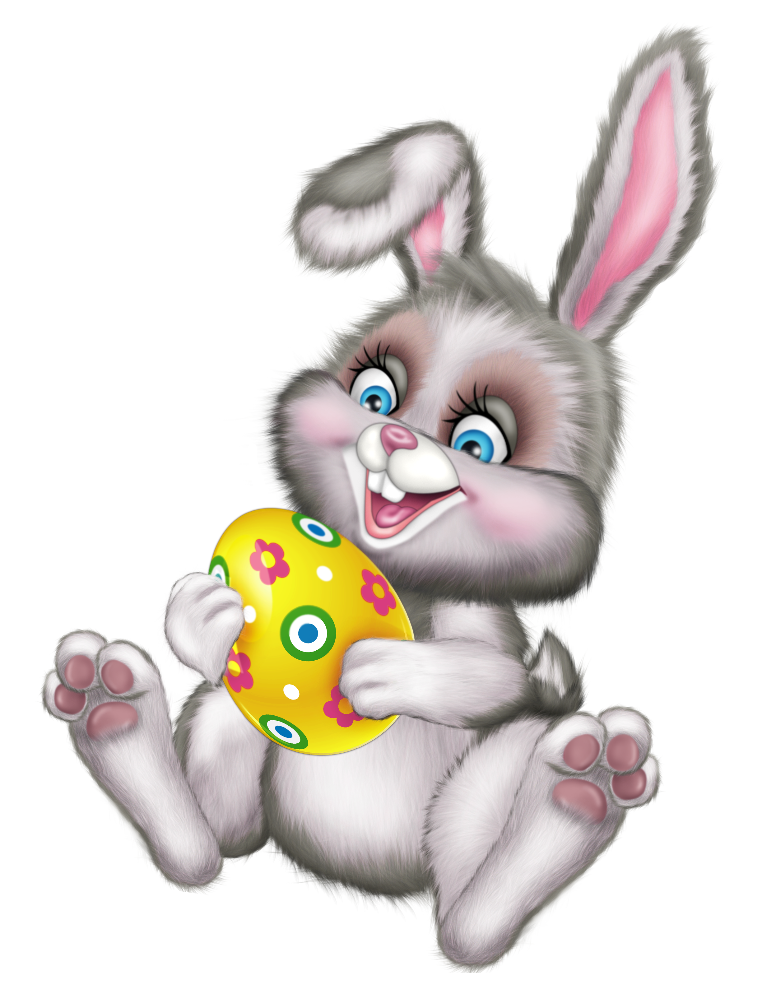 Ground clipart easter. Cute bunny with egg