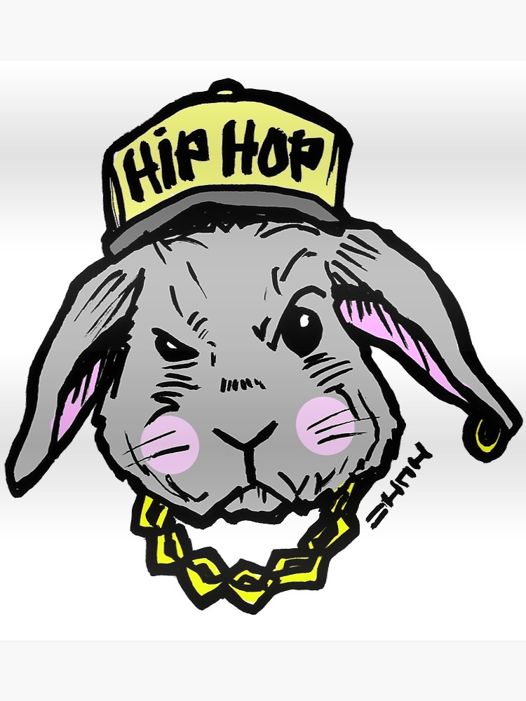 clipart rabbit hip hop