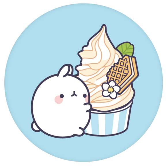 Clipart rabbit kawaii. Pop grip ice cream