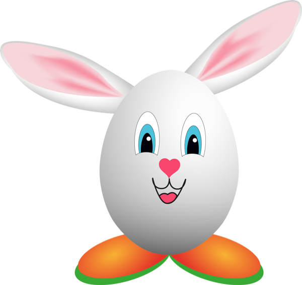 clipart rabbit orange