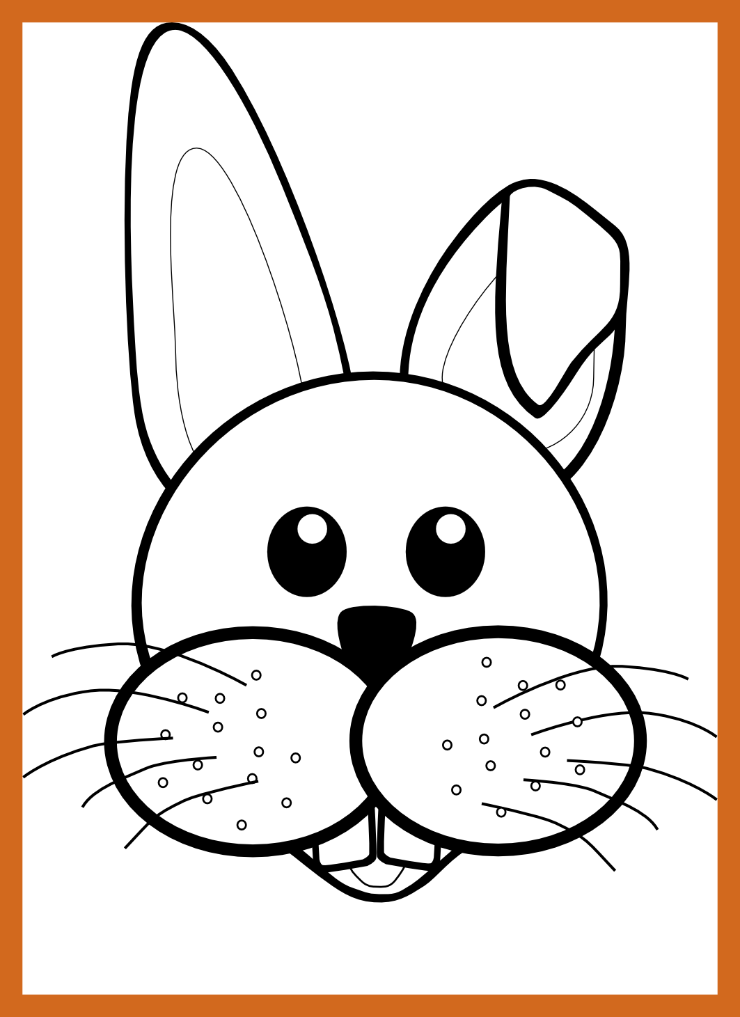 face clipart bunny