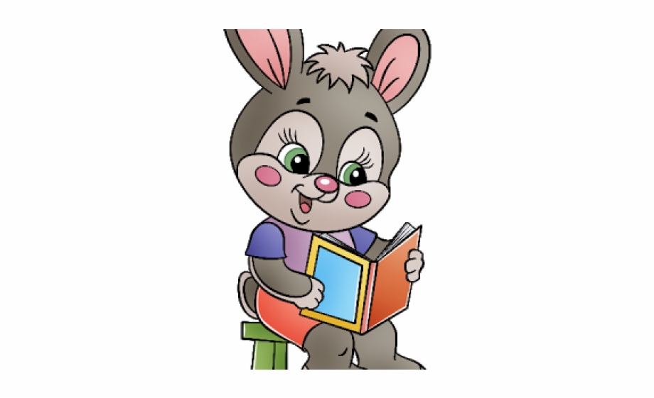 clipart rabbit school