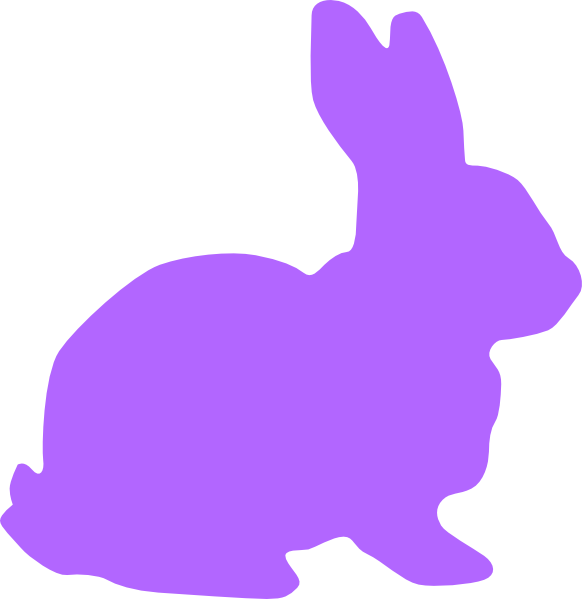 clipart rabbit silhouette