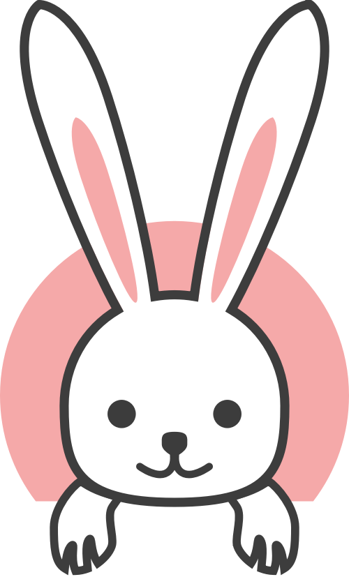 clipart rabbit 兔子