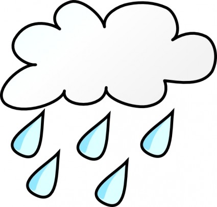 clipart rain cold