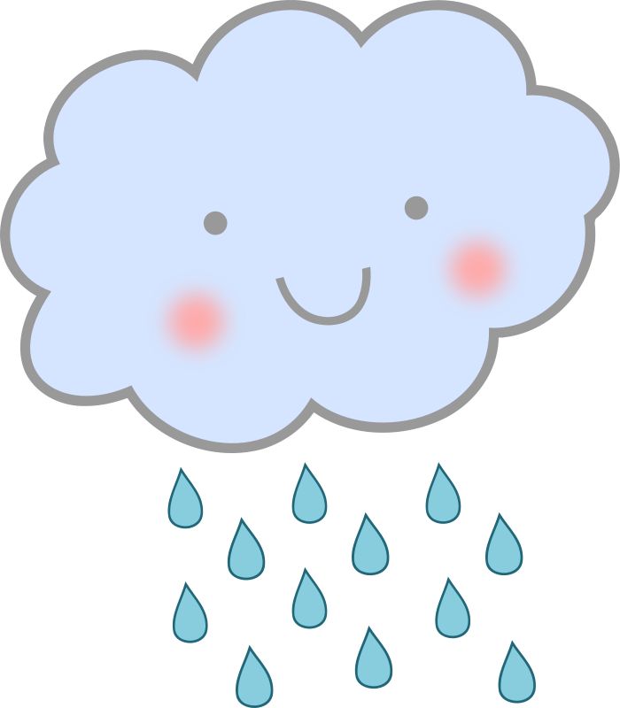 Clipart rain face. Cloud cliparts zone 
